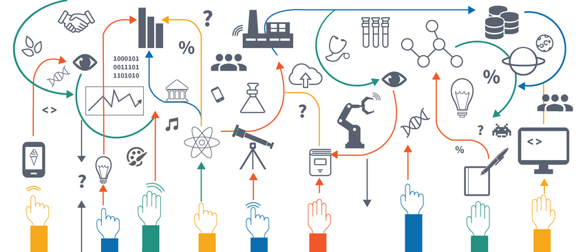 Grafik zum Thema Data Science.