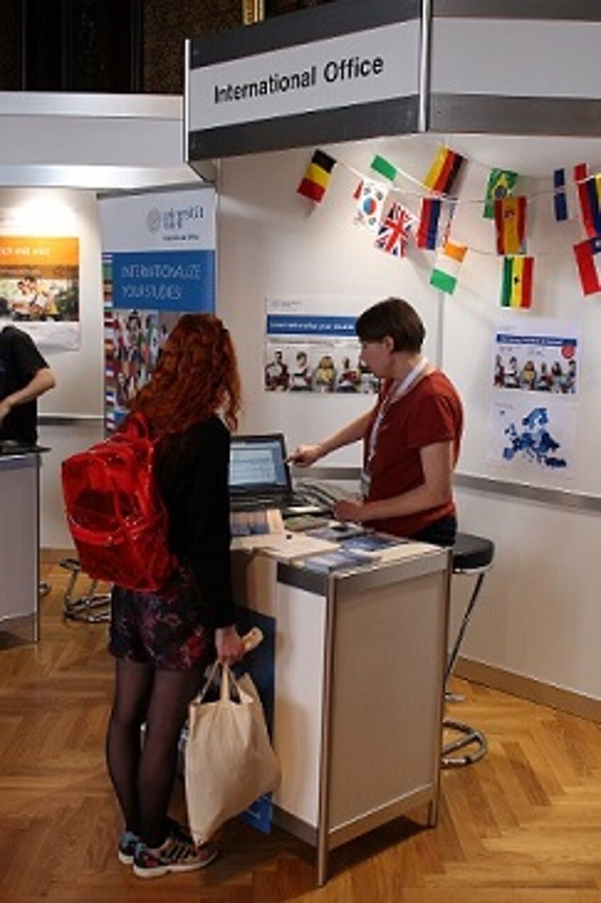 Infostand des International Office.